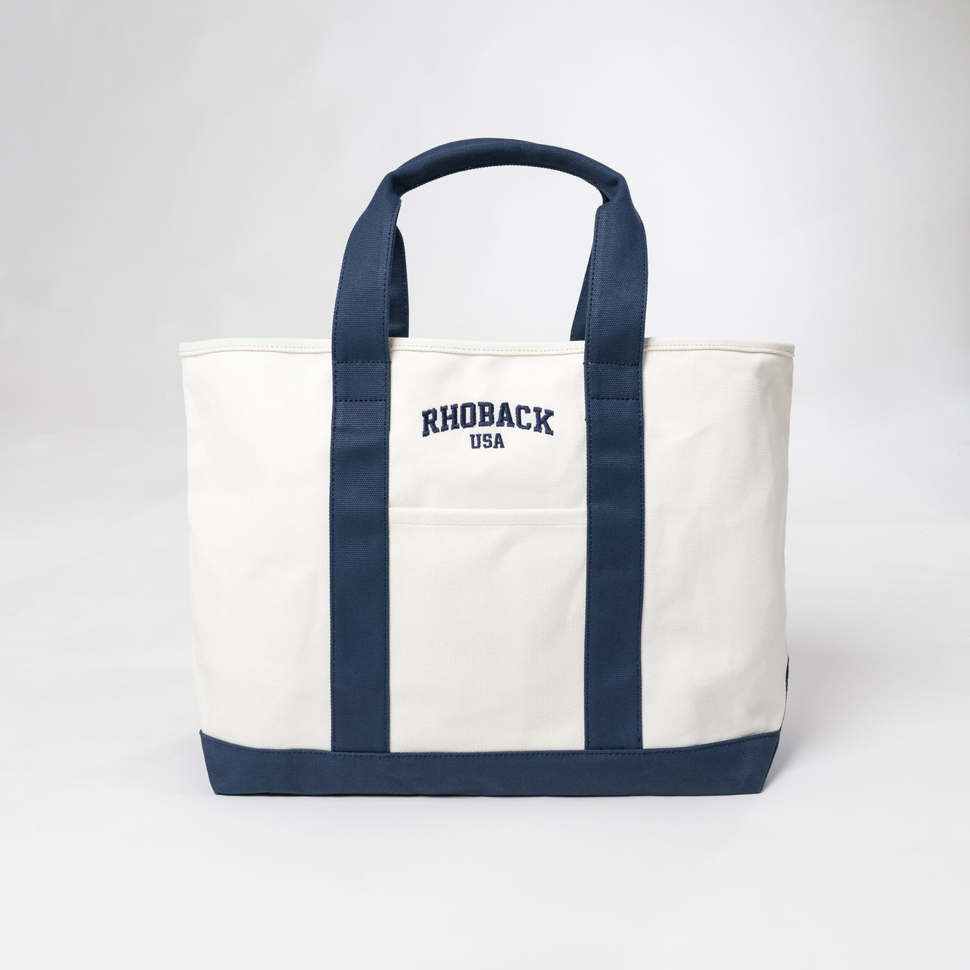 Easy-Go Canvas Tote | Solid - Ivory/Fleet Navy - Legacy