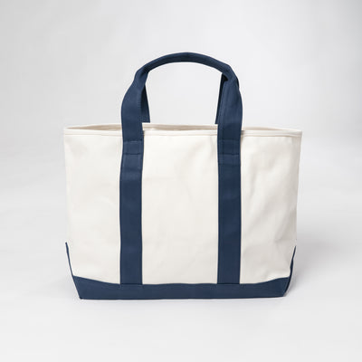 Easy-Go Canvas Tote | Solid - Ivory/Fleet Navy - Legacy