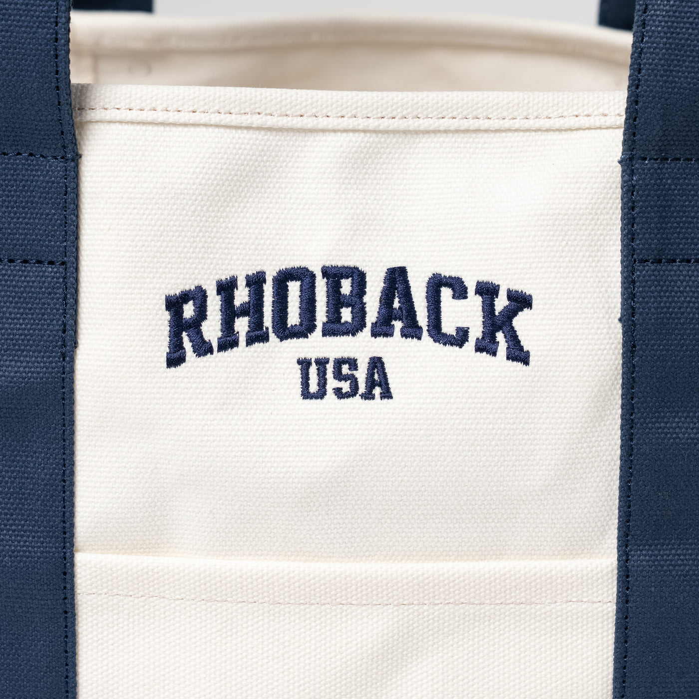 Easy-Go Canvas Tote | Solid - Ivory/Fleet Navy - Legacy