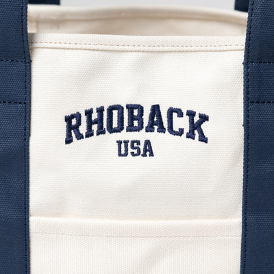 Easy-Go Canvas Tote | Solid - Ivory/Fleet Navy - Legacy