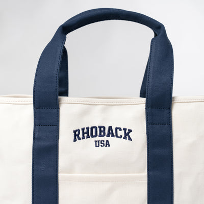Easy-Go Canvas Tote | Solid - Ivory/Fleet Navy - Legacy