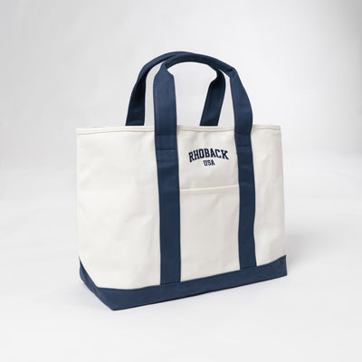 Easy-Go Canvas Tote | Solid - Ivory/Fleet Navy - Legacy