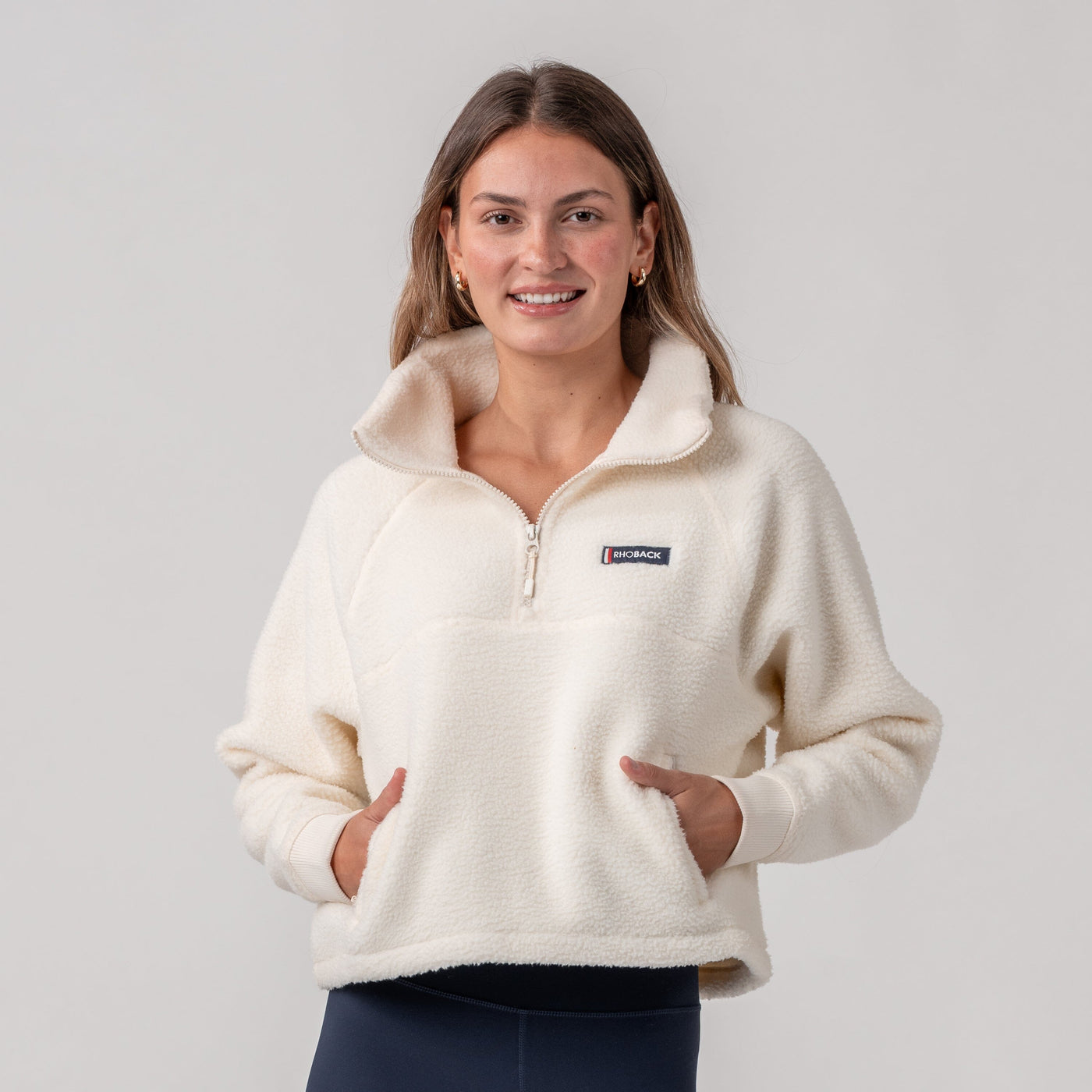 Rivanna Fleece Pullover | Solid - Ivory