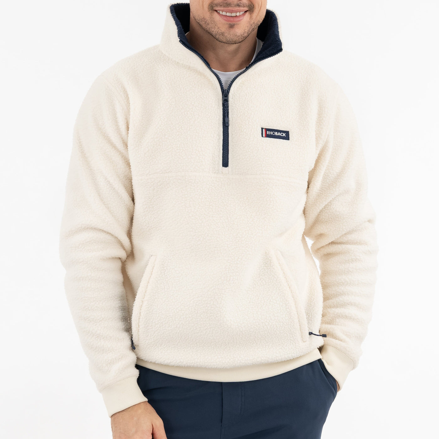 Summit Fleece Pullover | Solid - Ivory