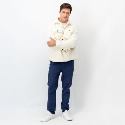 Summit Fleece Shirt Jacket | Solid - Ivory