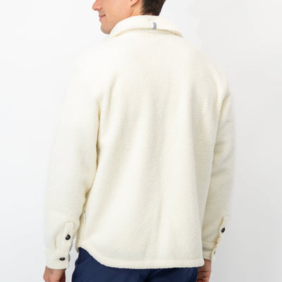 Summit Fleece Shirt Jacket | Solid - Ivory