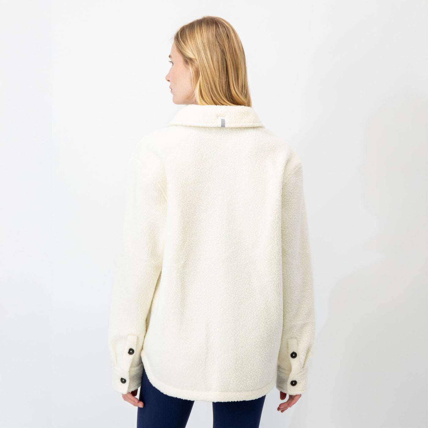 Summit Fleece Shirt Jacket | Solid - Ivory (Women)