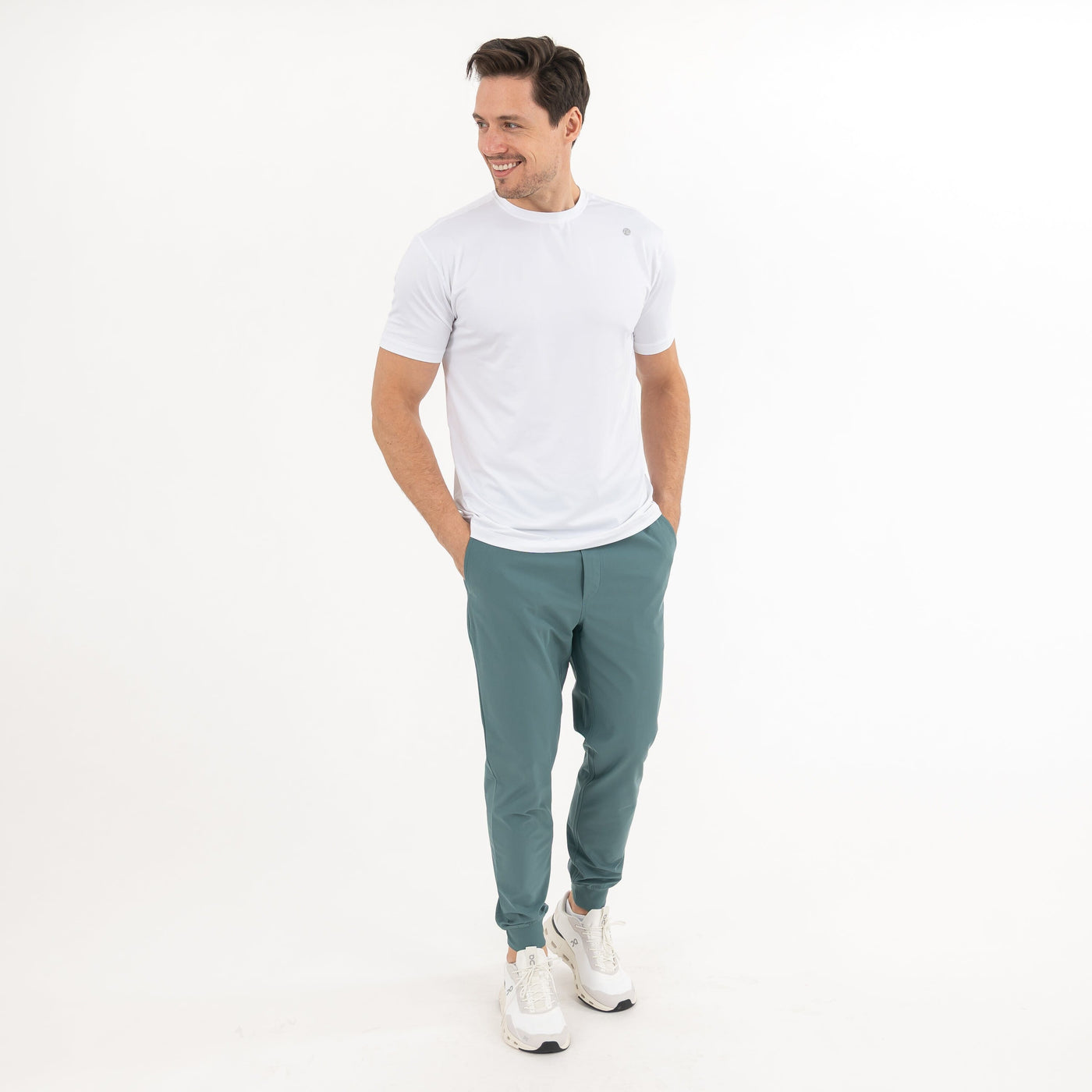 Delta Performance Jogger | Solid - Jungle Green