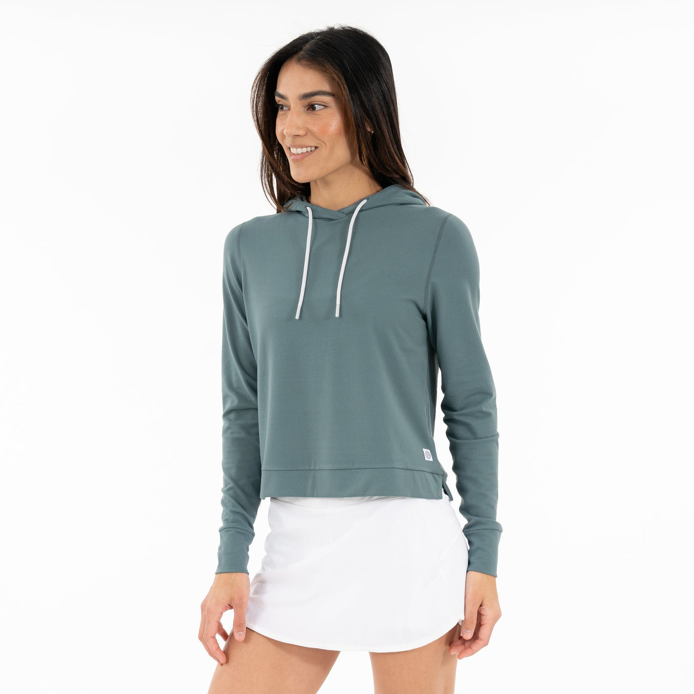 Tempo Performance Hoodie | Solid - Jungle Green