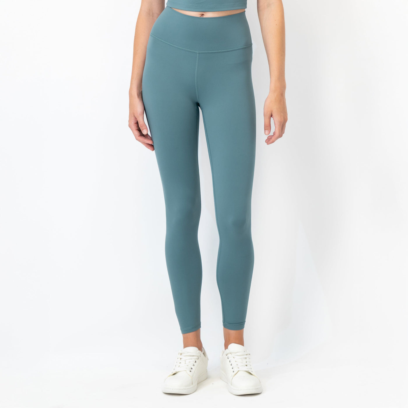 Vista High-Rise Legging | Solid - Jungle Green