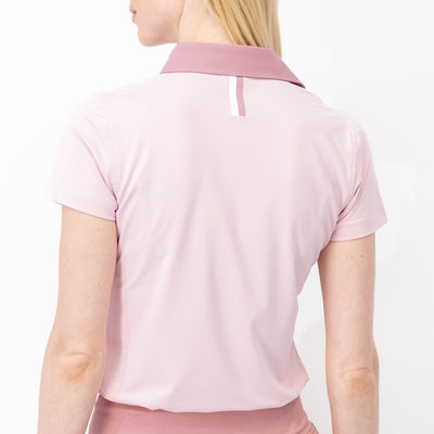 Solid Performance Polo | Solid - Lotus Pink/Dusk Pink
