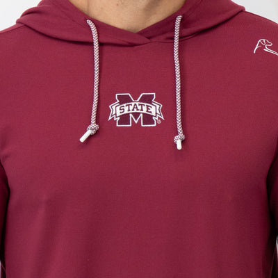 Hesi Collegiate Hoodie - Mississippi State | Solid - Maroon - Mississippi State - 1