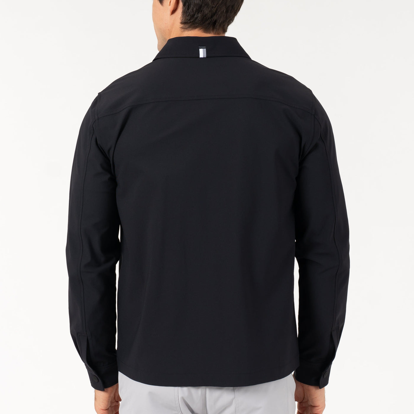 Delta Shirt Jacket | Solid - Midnight Black
