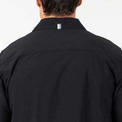 Delta Shirt Jacket | Solid - Midnight Black