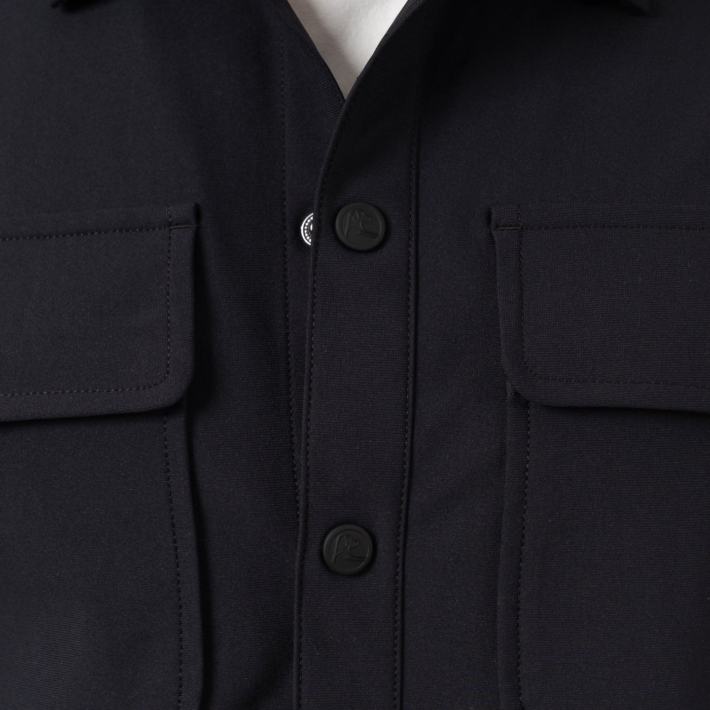 Delta Shirt Jacket | Solid - Midnight Black