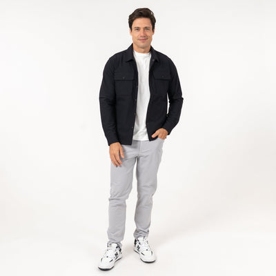 Delta Shirt Jacket | Solid - Midnight Black