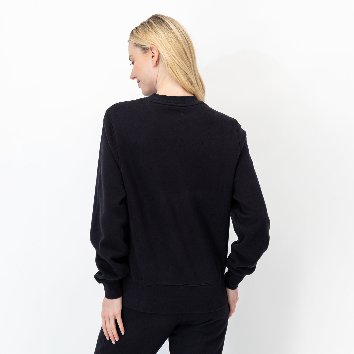 Ready Crewneck | Solid - Midnight Black (Women)