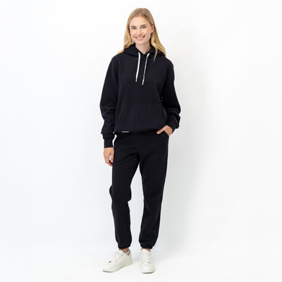 Ready Hoodie | Solid - Midnight Black (Women)