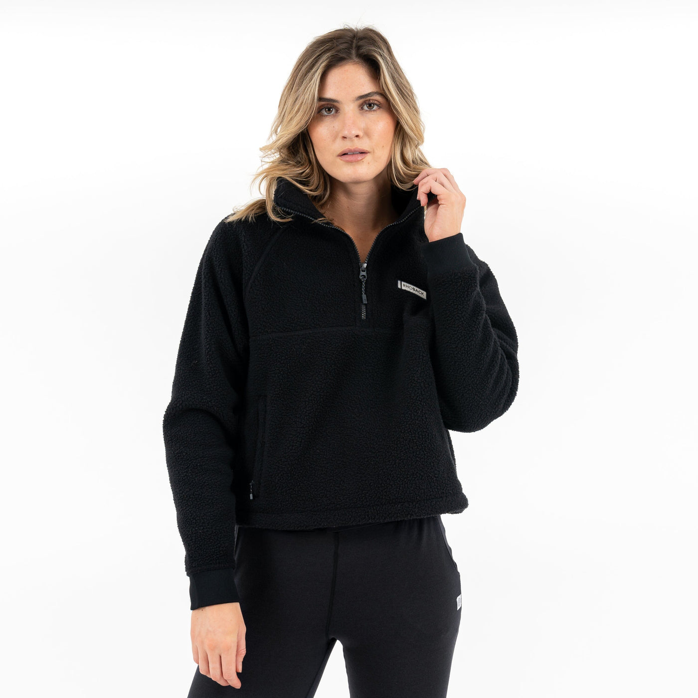 Rivanna Fleece Pullover | Solid - Midnight Black