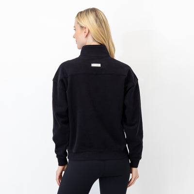 Serenity Half-Zip | Solid - Midnight Black