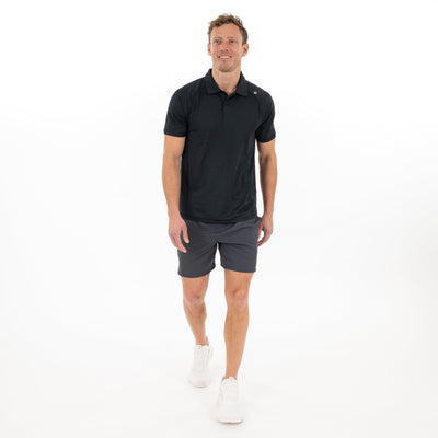 Blitz Tech Polo | Solid - Midnight Black