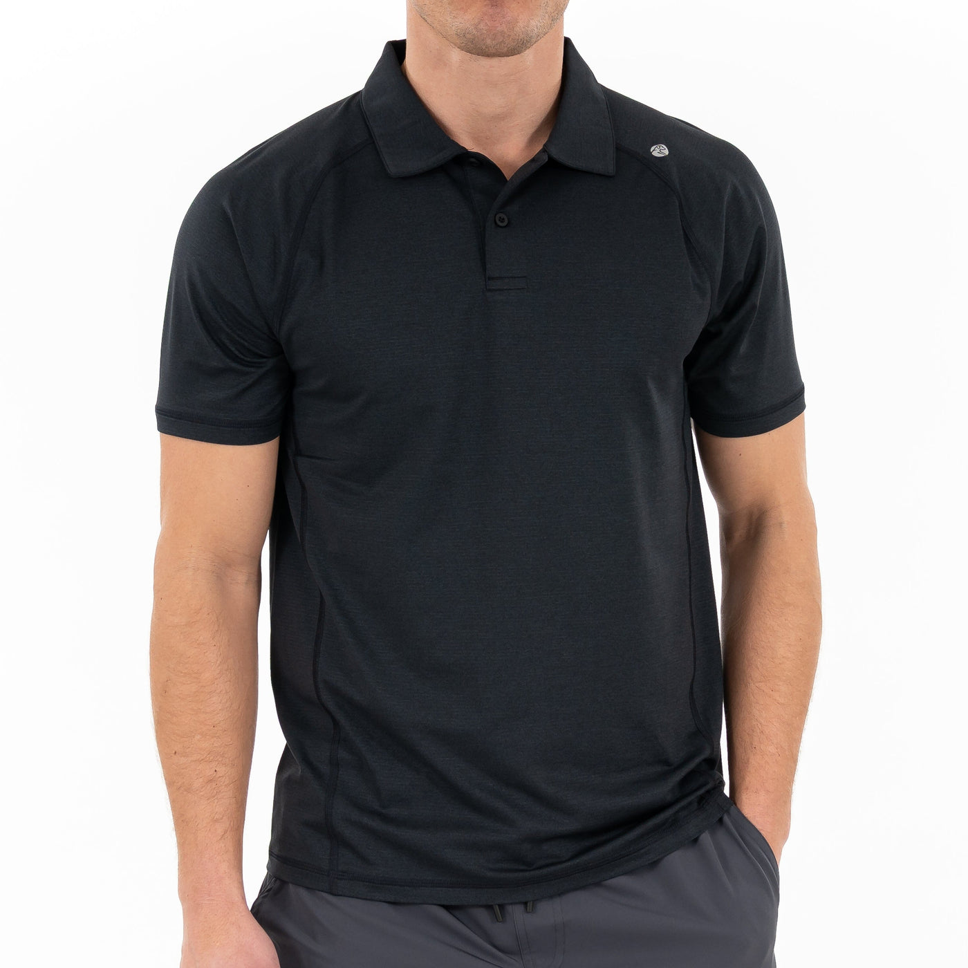Blitz Tech Polo | Solid - Midnight Black
