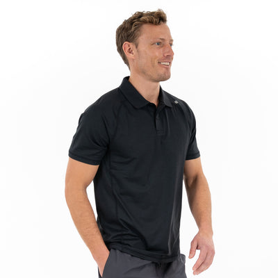 Blitz Tech Polo | Solid - Midnight Black