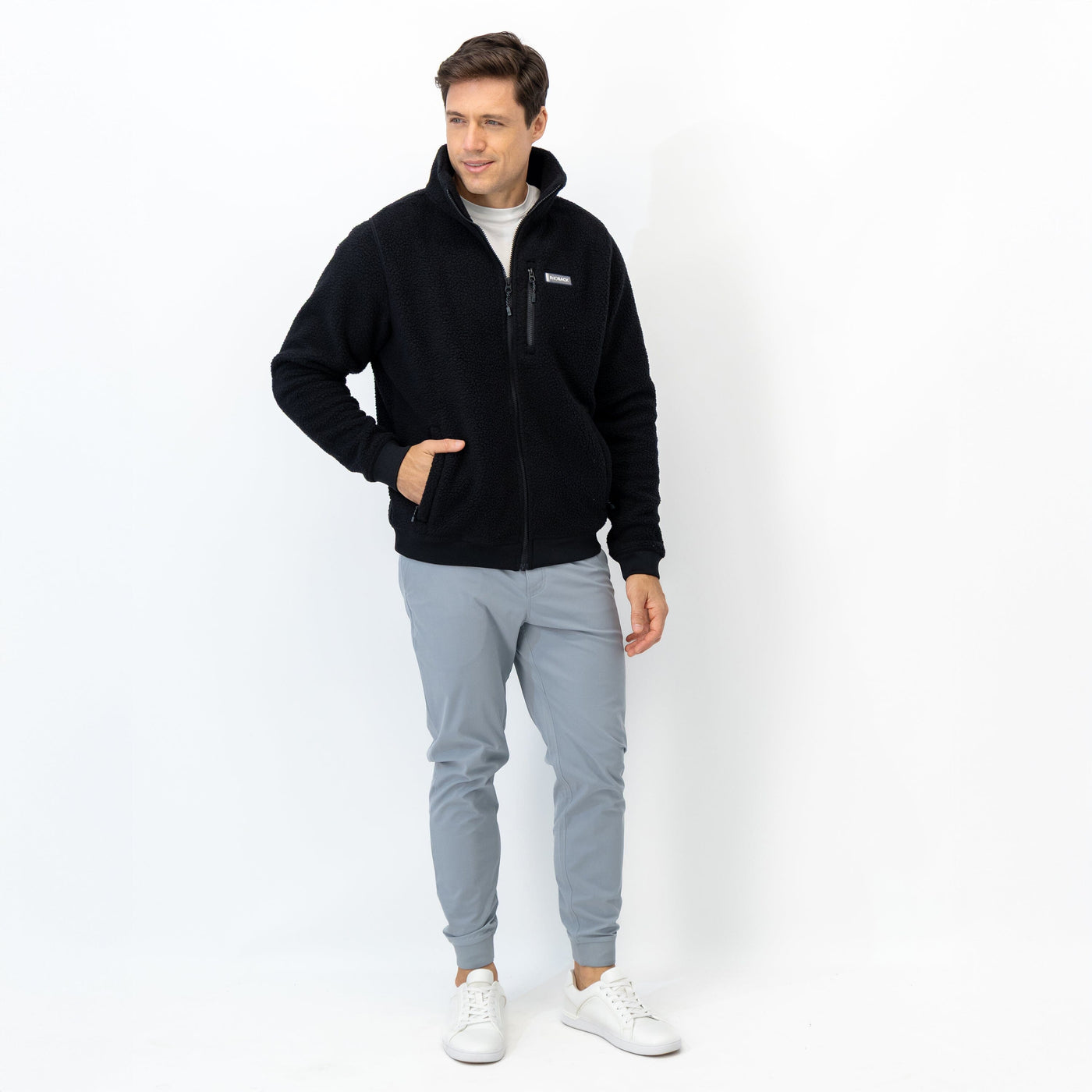 Summit Fleece Full-Zip | Solid - Midnight Black
