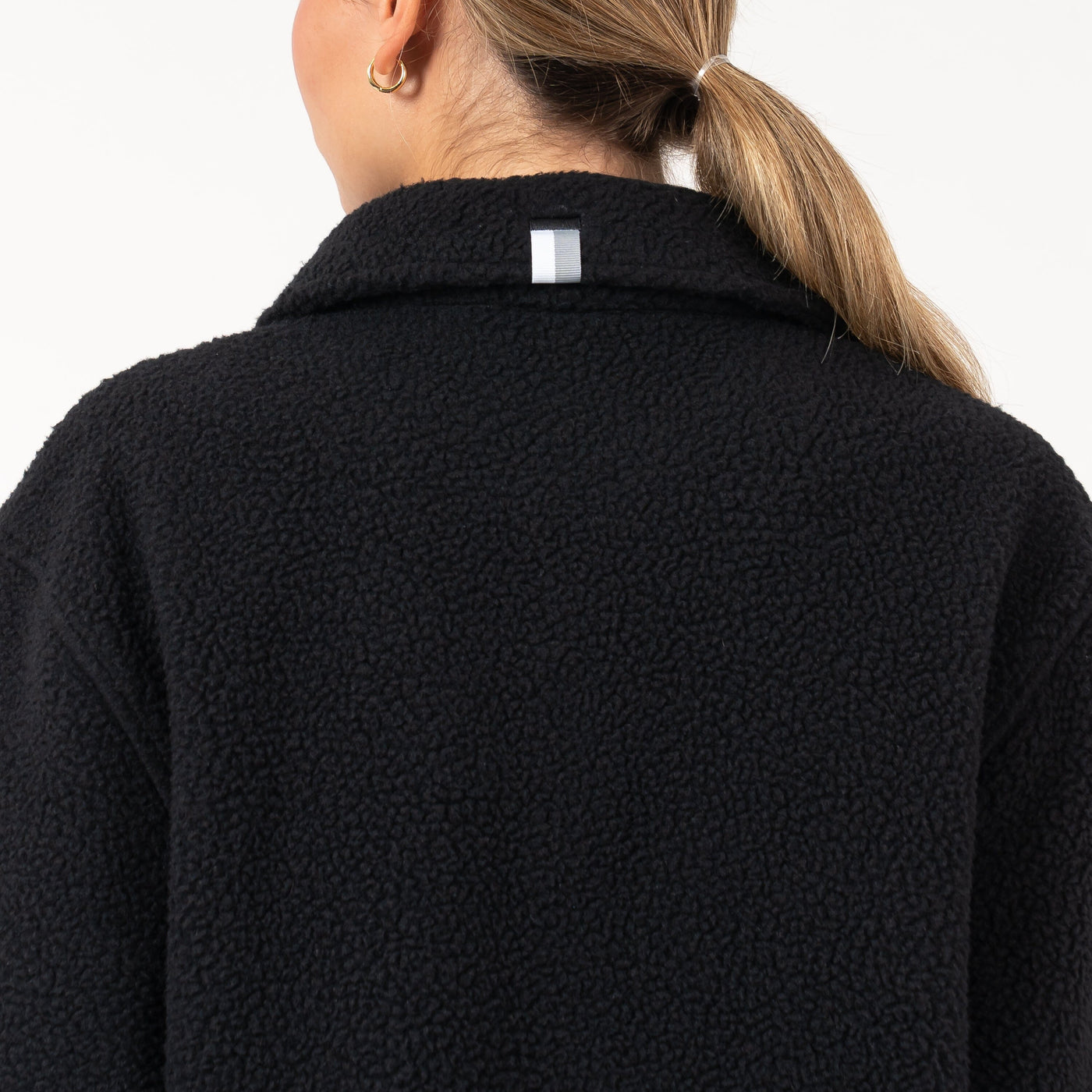 Summit Fleece Shirt Jacket | Solid - Midnight Black (Women)