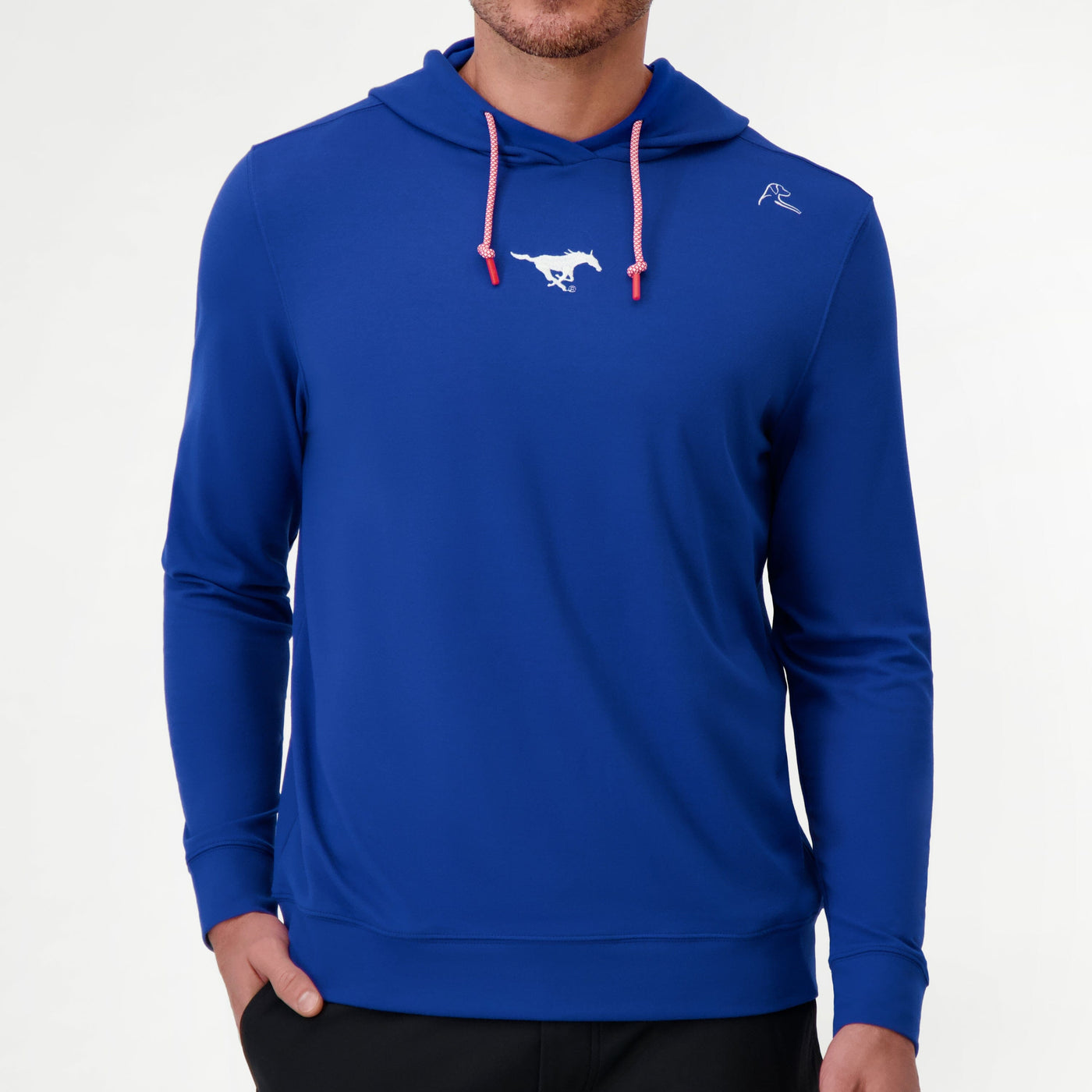 Hesi Collegiate Hoodie - SMU | Solid - Ocean Blue - SMU - 1