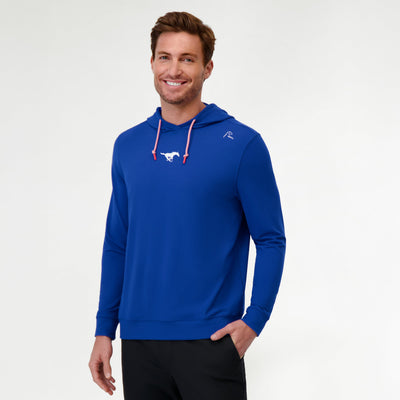 Hesi Collegiate Hoodie - SMU | Solid - Ocean Blue - SMU - 1