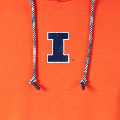 Hesi Collegiate Hoodie - Illinois | Solid - Orange Burst - Illinois - 1