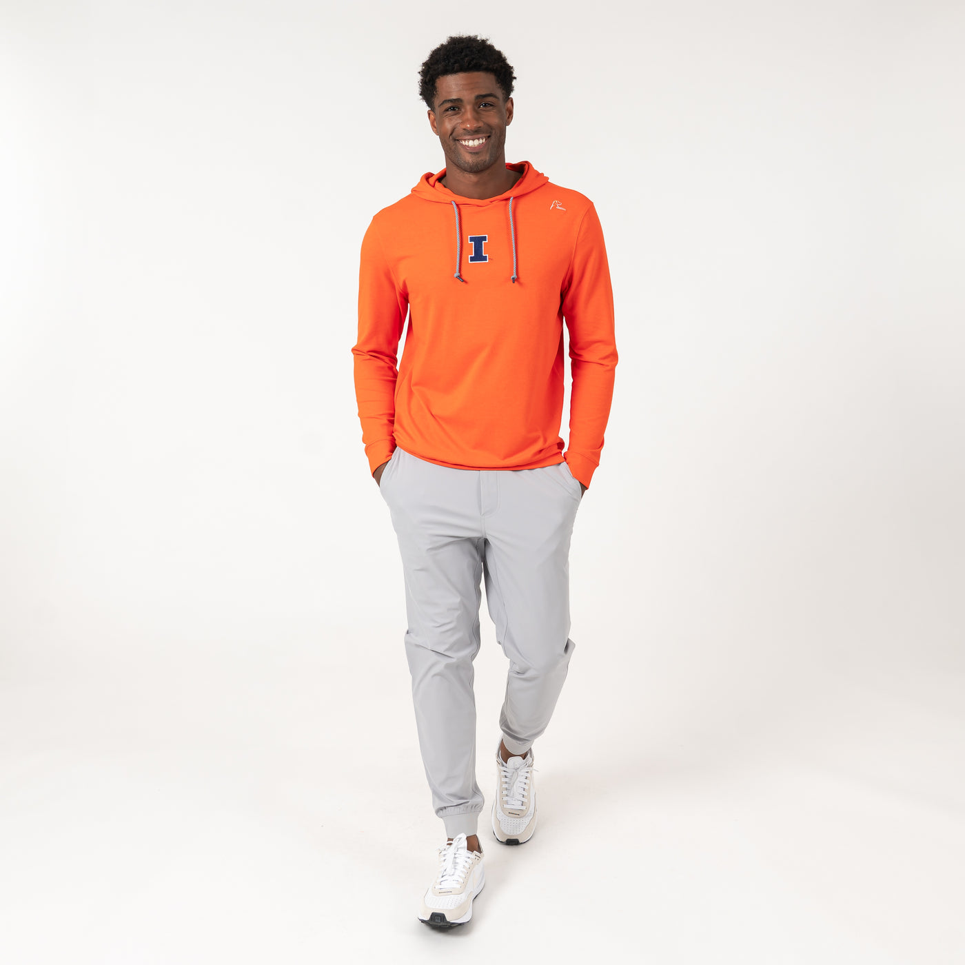 Hesi Collegiate Hoodie - Illinois | Solid - Orange Burst - Illinois - 1