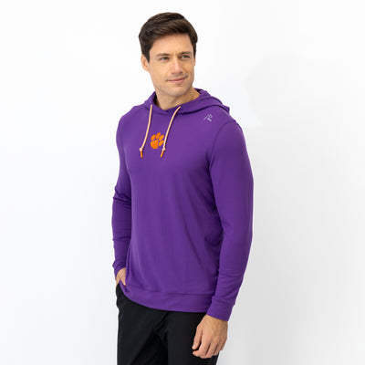 Hesi Collegiate Hoodie - Clemson | Solid - Plum Purple - Clemson - 1