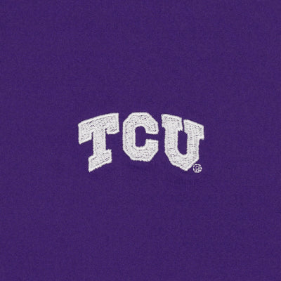 Solid Collegiate Q-Zip - TCU | Solid - Plum Purple - TCU - 1