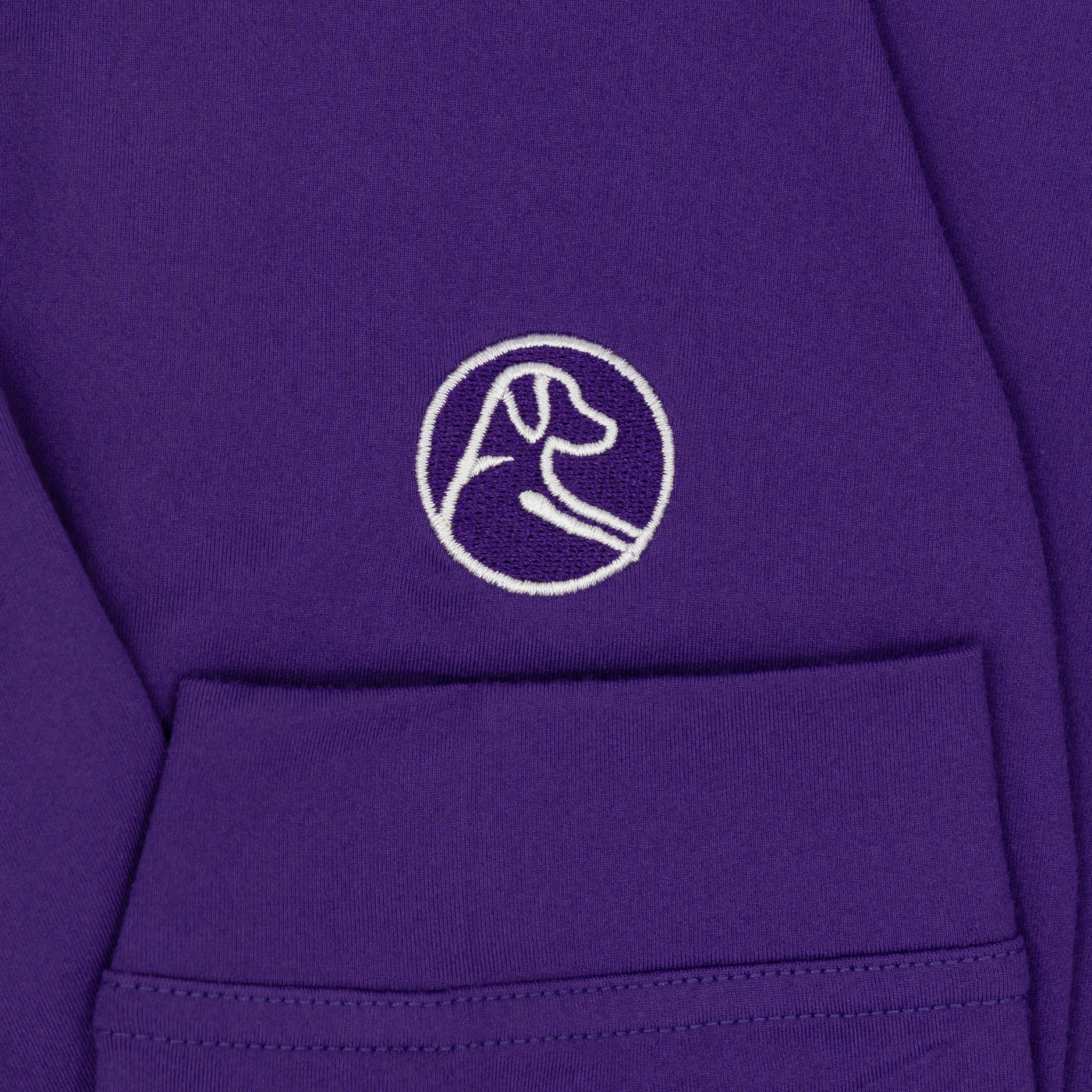 Solid Collegiate Q-Zip - TCU | Solid - Plum Purple - TCU - 1