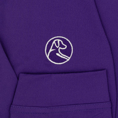 Solid Collegiate Q-Zip - TCU | Solid - Plum Purple - TCU - 1
