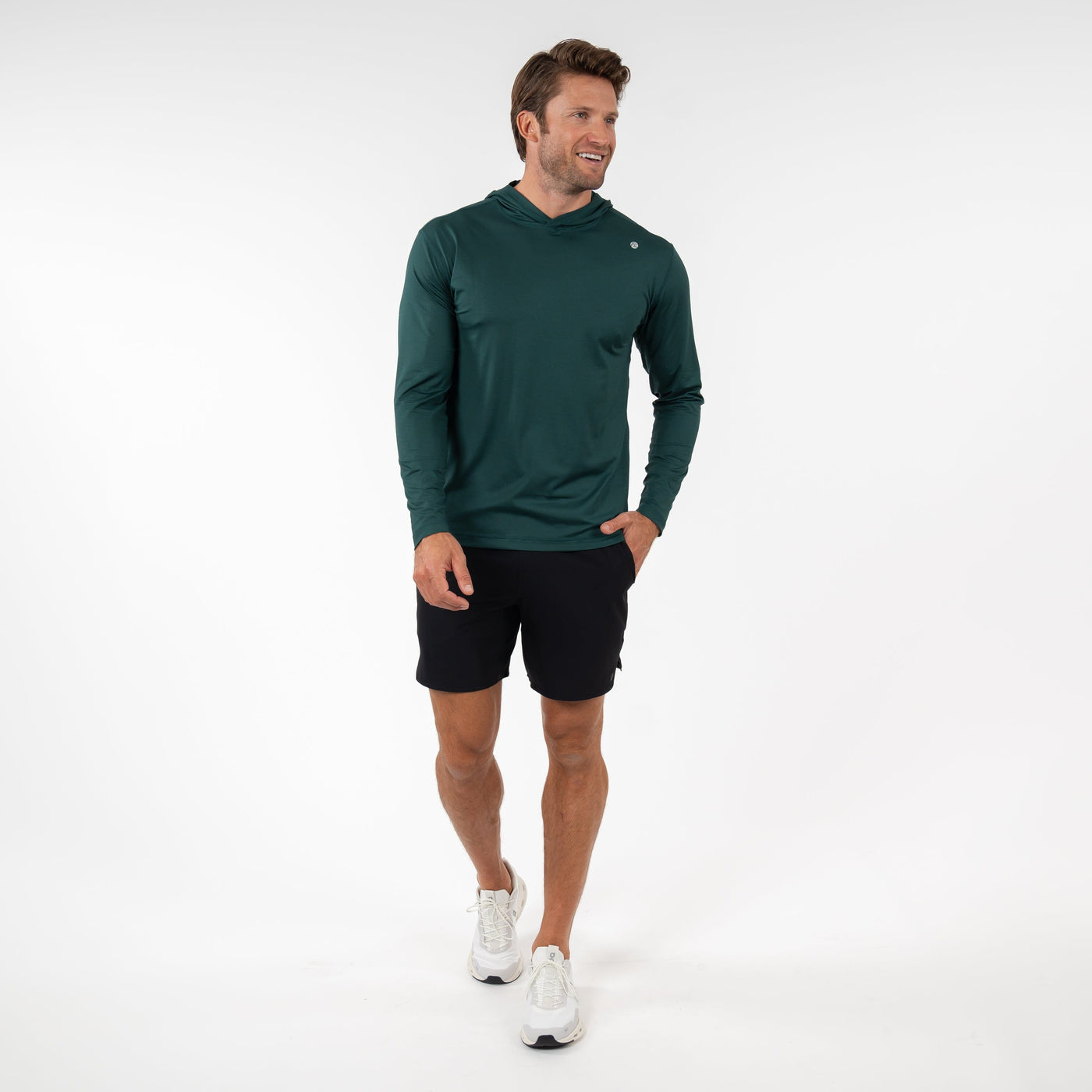 Blitz Tech Hoodie | Solid - Ponderosa Green