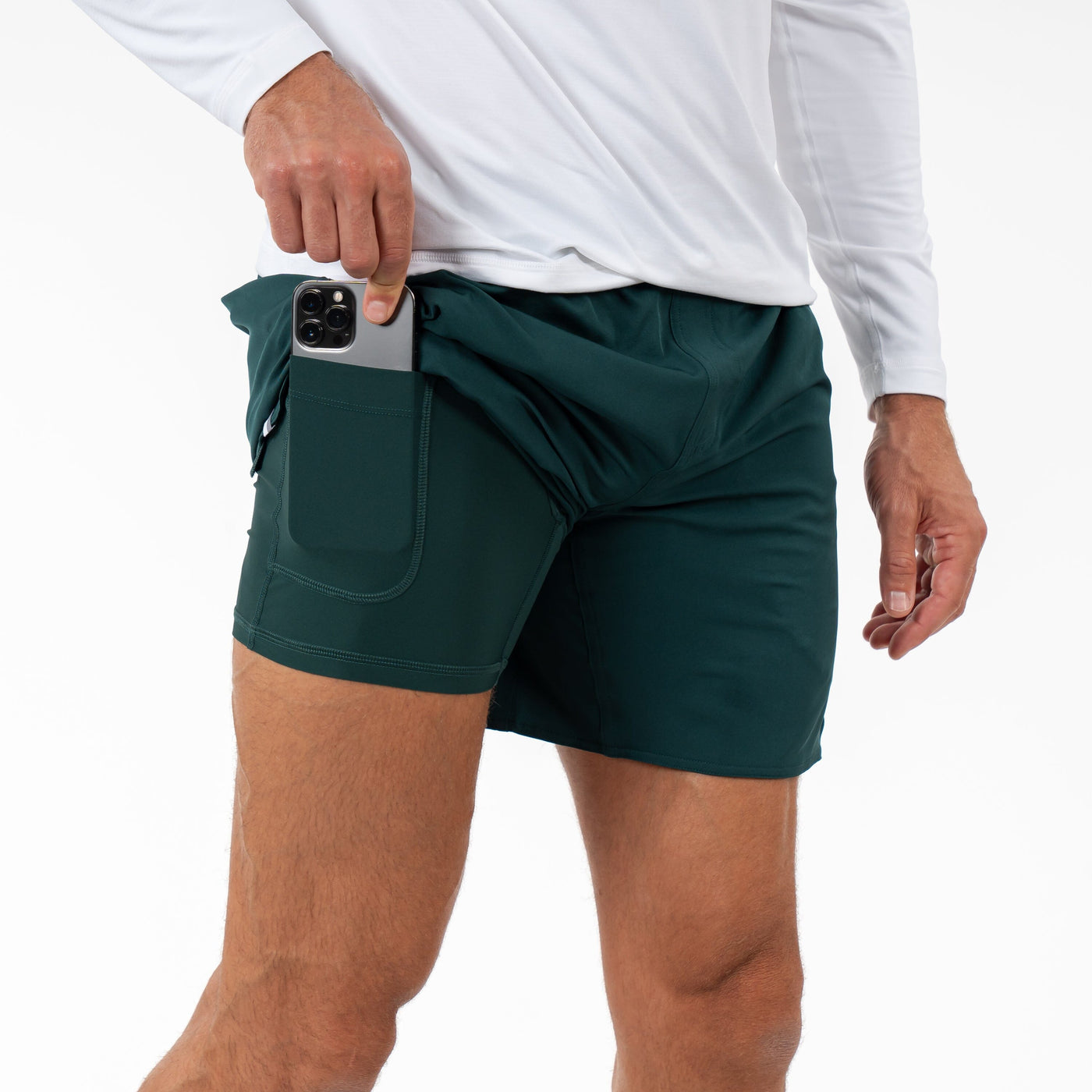 Grit Gym Short | Solid - Ponderosa Green