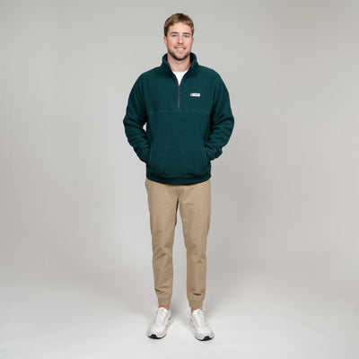 Summit Fleece Pullover | Solid - Ponderosa Green