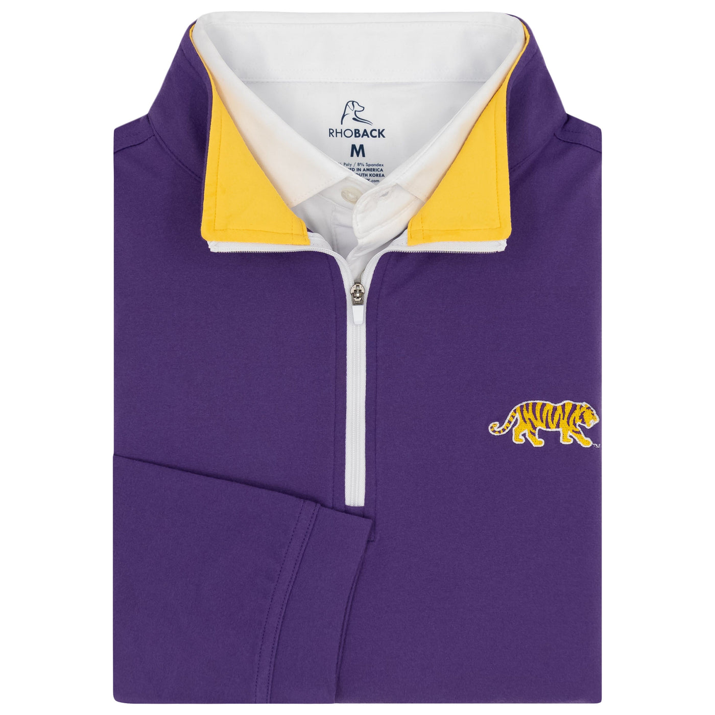 Solid Collegiate Q-Zip - LSU | Solid - Reauxback Purple - LSU - 2