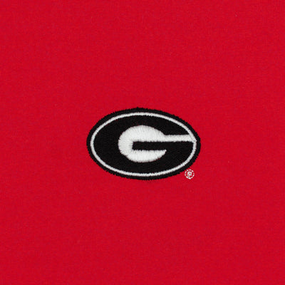 Solid Collegiate Q-Zip - Georgia | Solid - Roar Red - Georgia - 1