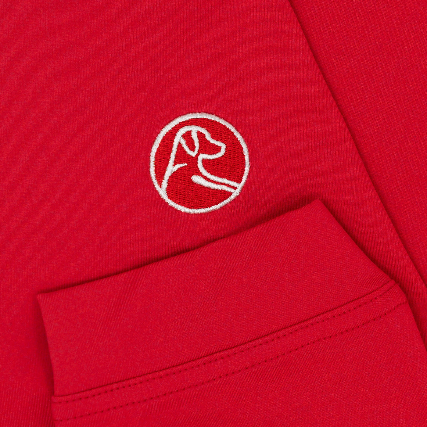 Solid Collegiate Q-Zip - Georgia | Solid - Roar Red - Georgia - 1