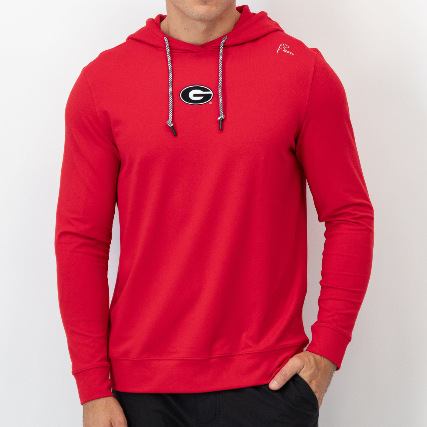 Hesi Collegiate Hoodie - Georgia | Solid - Roar Red - Georgia - 1