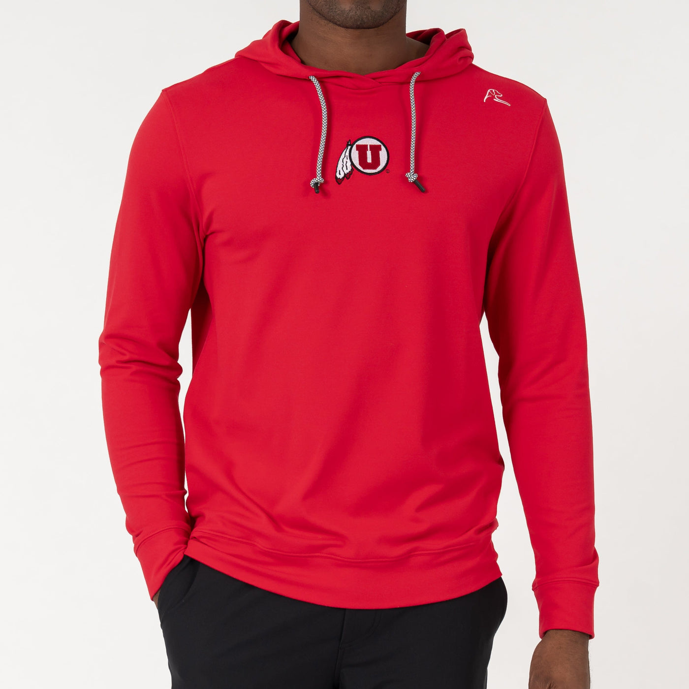 Hesi Collegiate Hoodie - Utah | Solid - Roar Red - Utah - 1