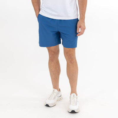 All-Active Short | Solid - Short Stop Blue