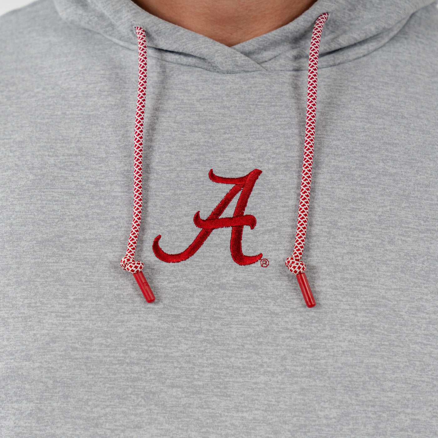 Hesi Collegiate Hoodie - Alabama | Heather - Stainless Steel/White - Alabama - 1