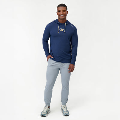 Hesi Collegiate Hoodie - Georgia Tech | Solid - Suit Navy - Georgia Tech - 1