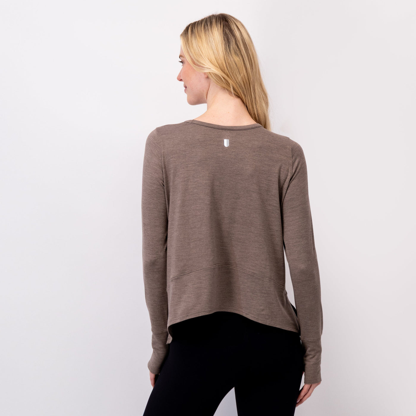 Drift Long Sleeve Flowy Tee | Heather - Greyhawk/Greyhawk