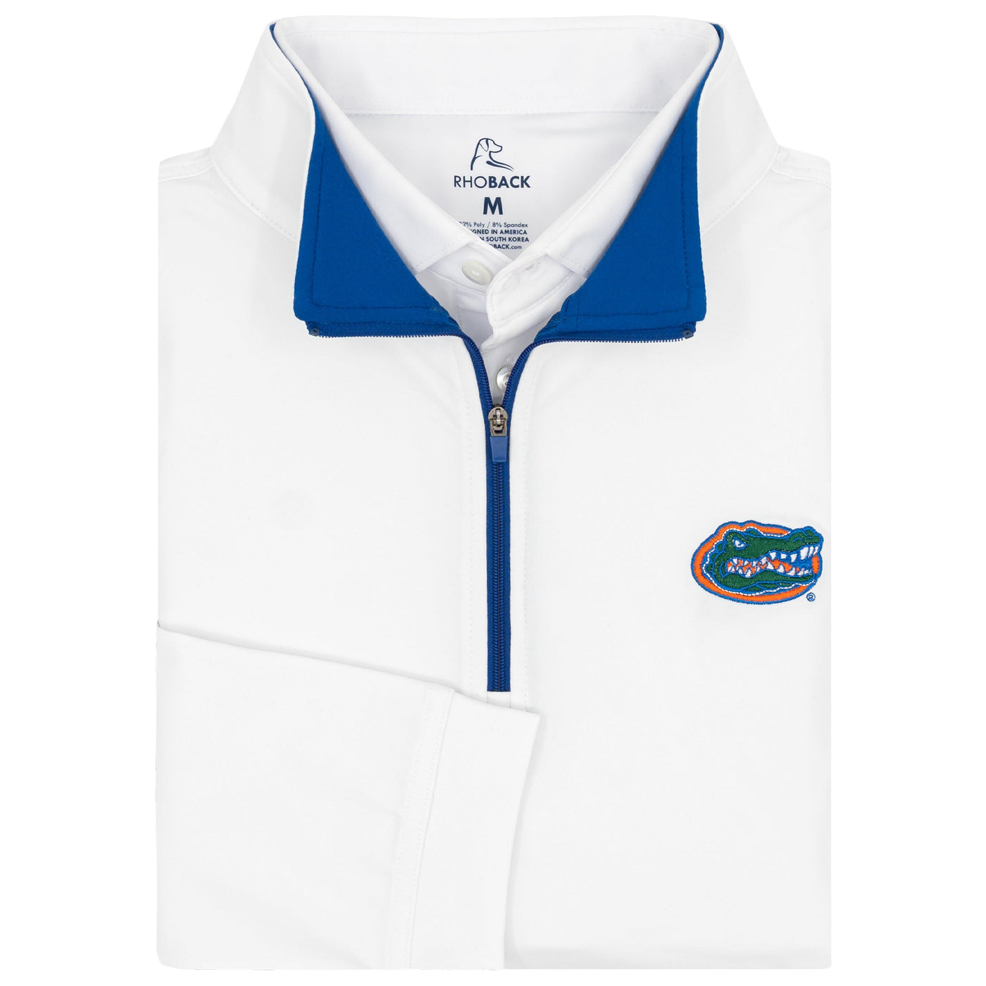 Solid Collegiate Q-Zip - Florida | Solid - White - Florida - 1